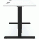 BUREAU PREMIUM RÉGLABLE ELEMENTS SOLID 2000 - NOIR - ARGENT - ACTIFORCE