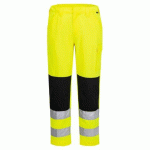 LOT DE 2 - PORTWEST ES046 ES1 ESSENTIAL PANTALON DE TRAVAIL HAUTE VISIBILITÉ JAUNE - TAILLE 42 - STANDARD