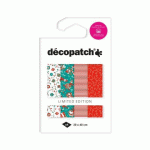 LOT DE 6 - ASSORTIMENT DE 4 PAPIERS FOIL NOËL - LUTINS - ASSORTIMENT