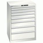 ARMOIRE BLANC GRIS 717X725X1000 AVEC 8 TIR. 75KG - LISTA