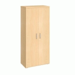 ARMOIRE HAUTE PORTES BATTANTES EXCELLENS / ARKO H 182 X L 80 CM HÊTRE