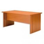 MT INTERNATIONAL BUREAU 180X80X73 CM PLATEAU MERISIER/PIÉTEMENT PANNEAU MERISIER SUR VÉRINS DE RÉGLAGE