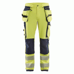 PANTALON STRETCH 4D HAUTE-VISIBILITÉ TAILLE 50L - MANUTAN COLLECTIVITÉS