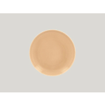 ASSIETTE COUPE PLATE ROND BEIGE PORCELAINE Ø 21 CM VINTAGE RAK