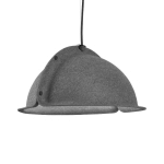 ATELJE LYKTAN SUSPENSION LED HOOD MINI 1X23W Ø60CM GRIS CLAIR