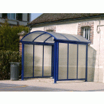 BARDAGE ARRIÈRE EXTRÉMITÉ POUR ABRI TOITURE CINTRÉE 1516 ALU - MANUTAN COLLECTIVITÉS