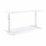 BUREAU RÉGLABLE STEELFORCE PRO 470 SLS 200CM - BLANC - ACTIFORCE