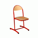 CHAISE APPUI SUR TABLE LUNE T4 JAUNE - MANUTAN COLLECTIVITÉS