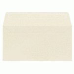 ENVELOPPE 110 X 220 MM POLLEN CLAIREFONTAINE 120 G SANS FENÊTRE IVOIRE - PAQUET DE 20