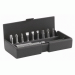 FACOM 1 JEUX DE 9 EMBOUTS DE VISSAGE HIGH PERF' + PORTE-EMBOUTS FACOM
