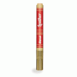 LOT DE 6 - DARWI MARQUEUR PEINTURE SUR CUIR POINTE CONIQUE FINE 2MM - OR