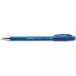 PAPERMATE STYLO À BILLE POINTE MOYENNE ENCRE BLEUE CORPS CAOUTCHOUC À CAPUCHON FLEXGRIP