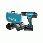 PERCEUSE-VISSEUSE 18V DIAMÈTRE 13MM + 2 BATTERIES 3AH + CHARGEUR + COFFRET - MAKITA - DDF453SFE