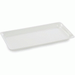 PLAT EN PLEXIGLAS B04 - 290X150X17 MM - BLANC