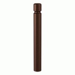 POTELET AGGLO Ø 102 MM - ZINC MARRON 8017 - PROCITY