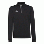 SWEAT DEMI-ZIP ENFANT- ADIDAS - ENTRADA 22 TRAINING NOIR