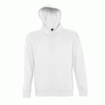 SWEAT PERSONNALISABLE À CAPUCHE SLAM CLUB BLANC
