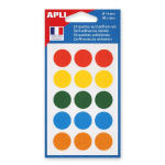 APLI PASTILLES ADHÉSIVES DE COULEUR, Ø 19 MM - POCHETTE DE 90, COLORIS ASSORTIS