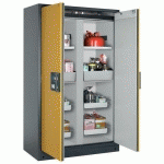 ARMOIRE SÉCURITÉ Q-CLASSIC-90 Q90.195.120.MM GRIS/JAUNE