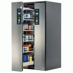 ARMOIRE V-MOVE-90 V90.196.081.VDAC:0013 GRIS/ACIER INOXYD. - ASECOS