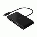 BELKIN MULTIMÉDIA ET ADAPTATEUR DE CHARGE - USB-C - VGA, HDMI - GIGE