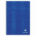 CAHIER RELIURE INTÉGRALE A4 100 PAGES QUADRILLÉ 4X4 COULEUR ALÉATOIRE - ASSORTIS - LOT DE 10