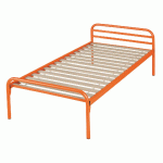 EVOLUTION LIT CONFORT SOMMIER LATTES 90X200 2003 ORANGE - MANUTAN COLLECTIVITÉS