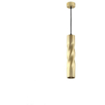 SUSPENSION MODERNE TORSADE GU10 OR H30CM