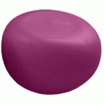 POUF GALET DE PAUL Ø 70 CM VIOLET RECYCLE 30% - QUI EST PAUL