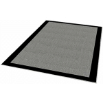 TAPIS SALON EN POLYESTER GRISNOIR - 80X150CM - GRISNOIR - WELLHOME