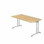 BUREAU FIXE 160 CM SÉRIE B ÉRABLE - HAMMERBACHER