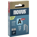 NOVUS - CLIPS À FIL FIN TYPE 53 12 MM SUPER HARD 800 PC(S) 042-0780 DIMENSIONS (L X L) 12 MM X 11.3 MM V166823