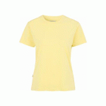 COTTOVER T-SHIRT COL ROND FEMME - CERTIFIÉ GOTS JAUNE CLAIR - TAILLE M