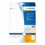 HERMA ETIQUETTES TRANSPARENTES HERMA - 48,3 X 25,4 MM - BOÎTE DE 1100 ÉTIQUETTES