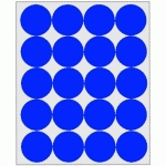 PASTILLE RONDE BLEUE