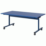TABLE MALIBU RAB. 160X80 T4 DL STRA ABS BLEU U525/BLEU 5005