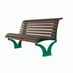 BANC ARKOS AVEC DOSSIER VERT