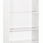 BIBLIOTHÈQUE HAUTE FINITION CHÊNE CLAIR - CORPS BLANC EXPRIM