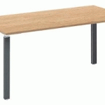 BUREAU DROIT 160 CM CHÊNE CLAIR EXPRIM