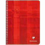 CAHIER CLAIREFONTAINE METRIC - RELIURE SPIRALES - 21X29.7 CM - 224 PAGES - GRANDS CARREAUX - PAPIER 90G
