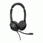 CASQUE MICRO FILAIRE JABRA EVOLVE2 30 SE UC STÉRÉO USB-C/A - 2 ÉCOUTEURS