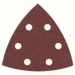 2607019489 LOT DE FEUILLES ABRASIVES POUR PONCEUSE DELTA GRAIN 80 25 PIÈCES - BOSCH