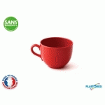 MAXI TASSE MELAMINE ROUGE 62 CL DIAM 12,4 - 9,1 CM