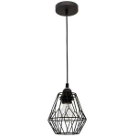 NOVA LUCE - SUSPENSIONS ISABELLA NOIR LED E27 1X12 W - NOIR