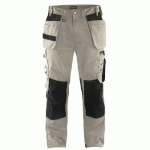 PANTALON DE TRAVAIL ARTISAN BEIGE/NOIR TAILLE 42C - BLAKLADER