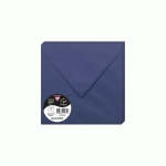 PAQUET DE 20 ENVELOPPES POLLEN 165X165MM 120G/M² - BLEU NUIT - LOT DE 3