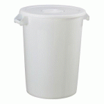 POUBELLE ALIMENTAIRE PRATIK 100 LITRES ROSSIGNOL, BLANC