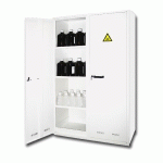 ARMOIRE DE SÉCURITÉ - BASSE 2 PORTES (RÉTENTION 83 L) 1 TABLETTE CAPACITÉ 60 L - MANUTAN COLLECTIVITÉS