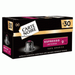 CAPSULES DE CAFÉ CARTE NOIRE INTENSE N° 9 - BOÎTE DE 30