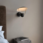 DFTP BY NORDLUX APPLIQUE MURALE FABIOLA AVEC INTERRUPTEUR, NOIRE